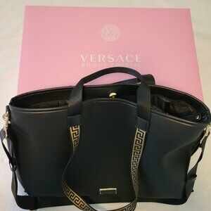[Versace Fragrances] Large Travel Tote Bag with Laptop Sleeve